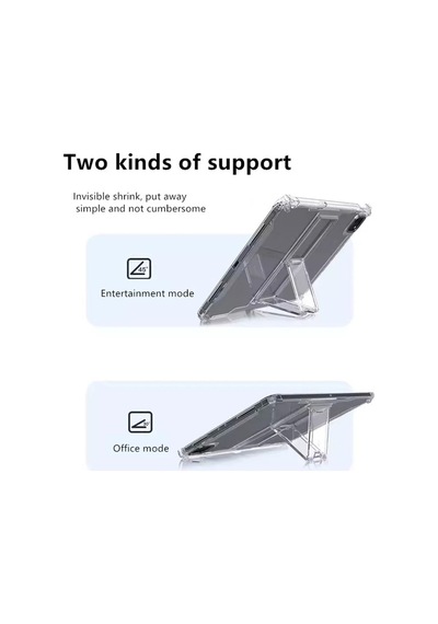 Apple Uyumlu iPad, Pro 11 2024 M4 Çip 360 Dönebilen Standlı Tablet Kılıfı Ekran Koruyucu Ve Kalem Seti Kılıf