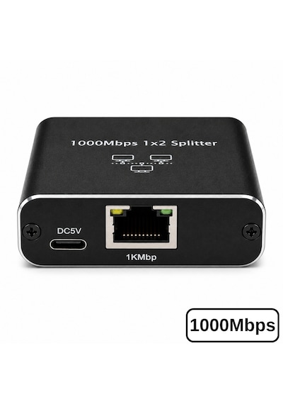 4925 Rj45 Ethernet Switch Splitter Gigabit 1000mbps 2 Port Çevirici Çoklayıcı Router