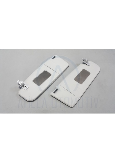2 X Vw Polo 6N1 1995-1999 Tavan Iç Güneslik Ön Sol-Sag Gri 527708482