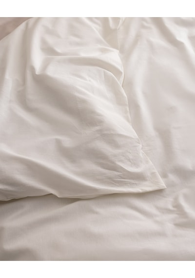 Madame Coco Manon King Size Ranforce Düz Nevresim Ekru