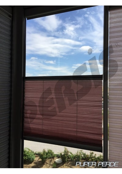 Pliper Yapışkanlı - Cam Balkon Plise Perde Seri 1