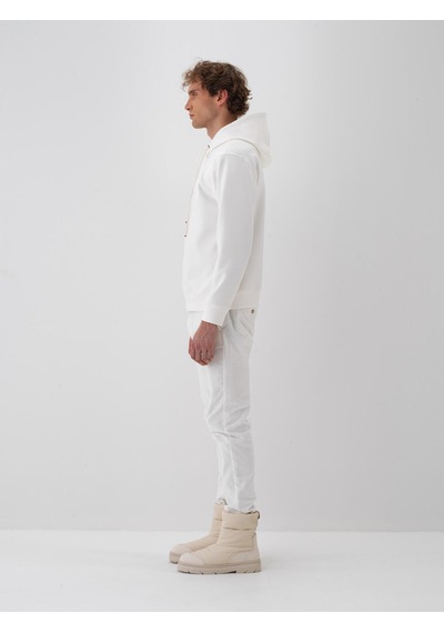 Xint Ekru Pamuk Dokulu Regular Fit Sweatshirt 300317