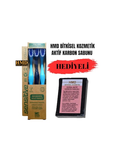 Orta Sert Diş Fırçası 3'lü Paket Hassas Diş Ve Diş Etleri İçin Etkili Temizlik Ve Hijyen Seti