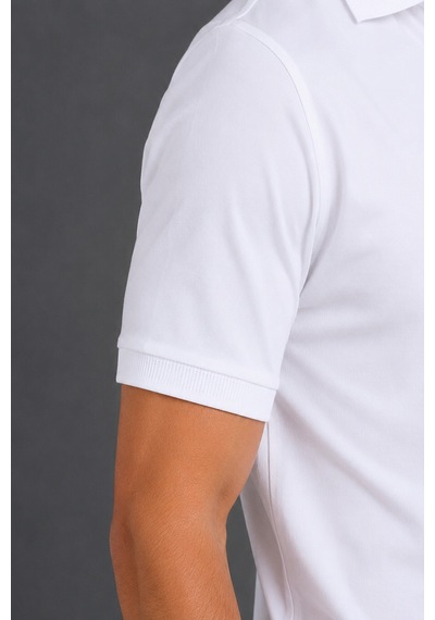 Bisse Beyaz Jakarli Kaleci Yaka Tshirt Ts26y26104 D01