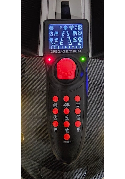 Sazan Yemleme (TEKNE VE BOTU)gps Model Tek Kumanda 650 Metre Oto Pilot Eve Dönüş Otomotik Büyük Boy Karbon