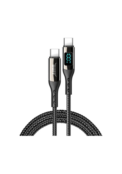 Buff Bl73 100w Type-c To Type-c 1.2m 5a Pd Dijital Ekranlı