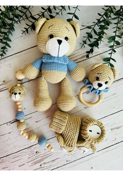 Amigurumi Big Bear Ayicik 4'lü Set