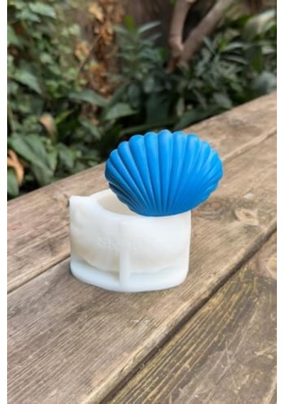 Büyük Deniz Kabuğu 3d Mum Kalıbı Silikon