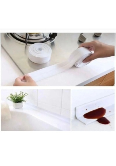 Su Geçirmez Kendinden Yapışkanlı Sızdırmaz Bant Mutfak Ve Banyo İçin Dayanıklı Koruma Bandı