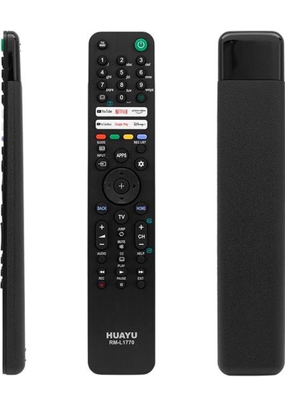 Huayu Rm-l1770 Sony Youtube-prime Video-google Play-netflix-disney Tuşlu Lcd-led Tv Kumanda