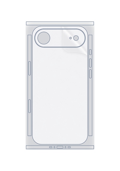 Apple iPhone 17 Air Uyumlu Fullbody Arka Kaplama Hidrojel Koruyucu Film 74170802