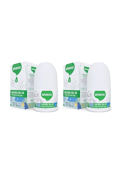 Tr %100 Doğal Roll-on Aloe Vera Deodorant Ter Kokusu Önleyici Bitkisel Lekesiz Vegan 50 Ml 2 Paketi