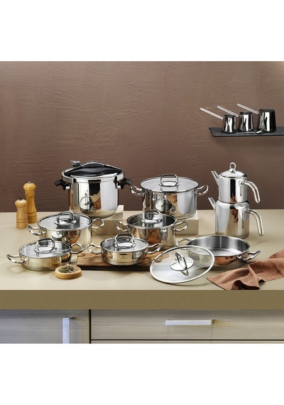 Aryıldız Vogue İdeal Set 22 Parça Gümüş