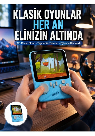 3.5 İnç Mini Atari Taşınabilir Oyun Konsolu 666 Adet Retro Oyun Yeni Nesil Diğer