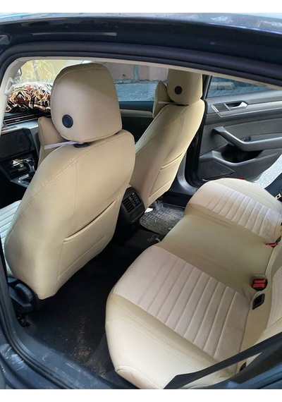 Volkswagen Passat B8 Trent Paket 2015-2022 Arası Taytüyü- Deri Karışımı Özel Dikim