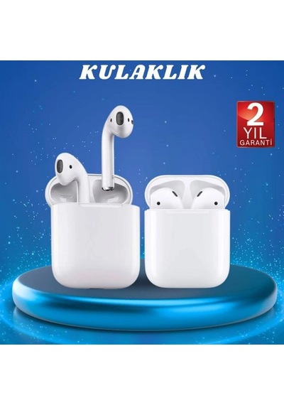 2. Nesil Tws Bluetooth Kulaklık Dokunmatik Kontrollü Beyaz Kablosuz Kulak İçi Kulaklık 00