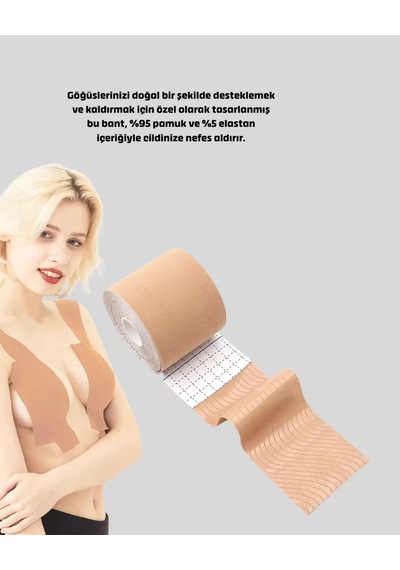 Askısız Görünmez Göğüs Bandı