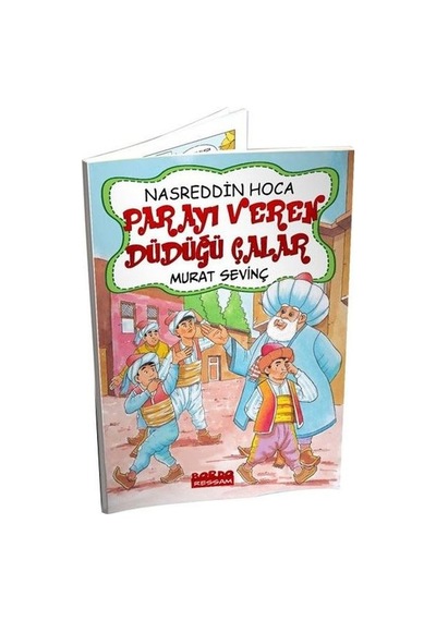 Nasrettin Hoca Parayı Veren Düdüğü Çalar - Çizgi Roman Serisi - Murat Sevinç - Bordo Ressam