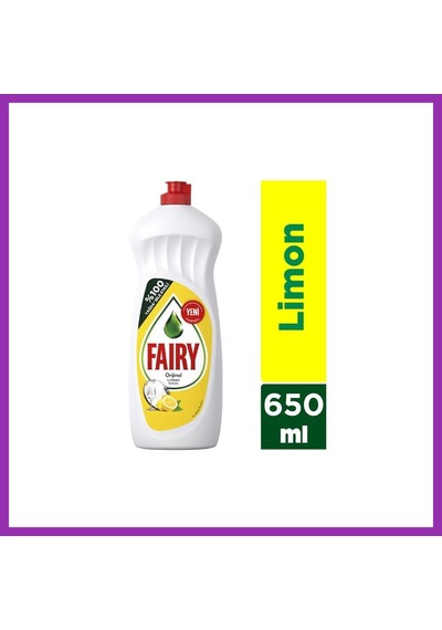 Bezos Sıvı Bulaşık Deterjanı Limon 650ml 1 Adet Bty