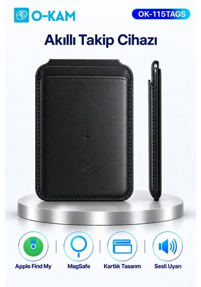 O-kam Ok-115tags Magsafe Akıllı Takip Özellikli Kartlık