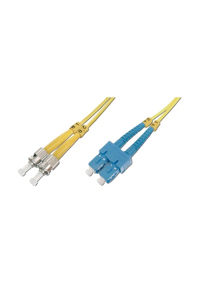 Beek St-sc Fiber Optik Patch Kablo, 9/125 Μ, Singlemode, 3.0mm, Duplex, Os2, Lszh, 10 Metre-35406