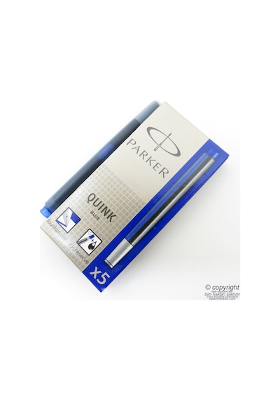 Parker Quink Mavi Dolma Kalem Kartuşu 5'Li Paket