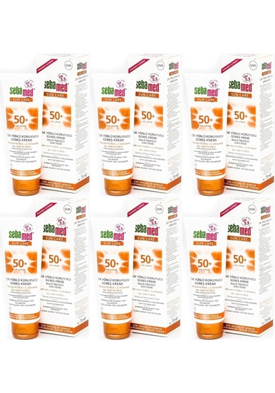 Sebamed Sun Care Çok Yönlü Koruyucu Güneş Kremi75ml Spf 50+ 6lı
