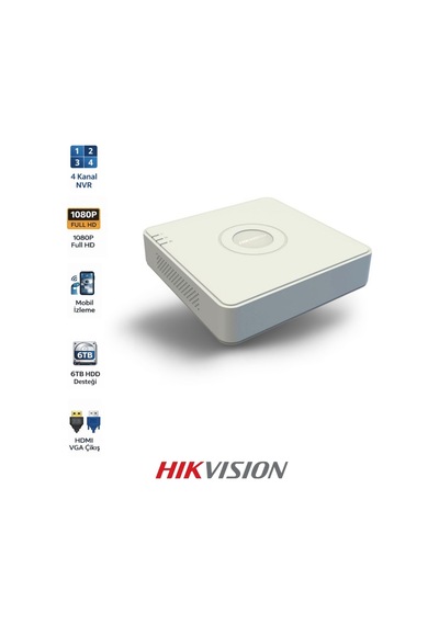 Ds-7104nı-q1 4 Kanal Nvr 1u Şasi Güvenlik Kayıt Cihazı
