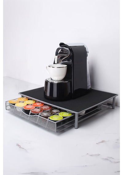 36 Adet Kapasiteli Dolce Gusto Kapsül Kahve Standı Kahve Çekmecesi Mt268 Siyah