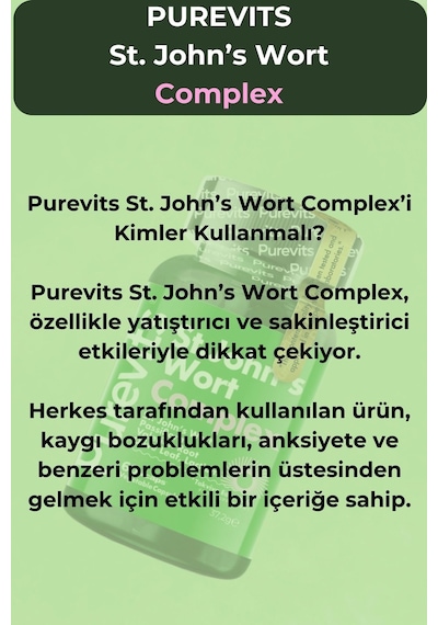 Purevits St.john's Wort Complex 60 Kapsül