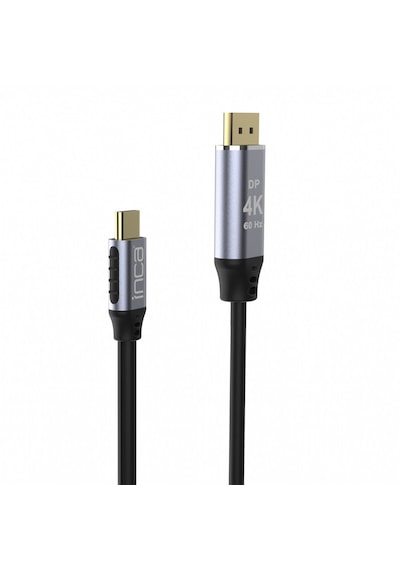 Inca Itcd-02tx Type-c To Displayport 4k 2 Metre Kablo