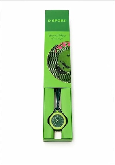 Vothoon Renkli Lüks Saat Tasarımlı Çanta Süsü Bag Charm Anahtarlık Yeşil