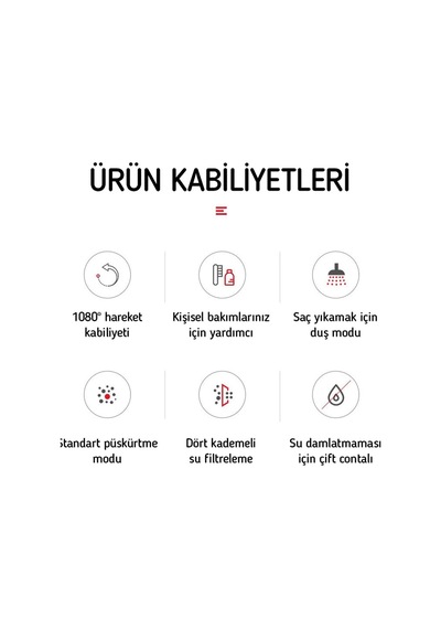 1080 Derece Musluk Başlığı