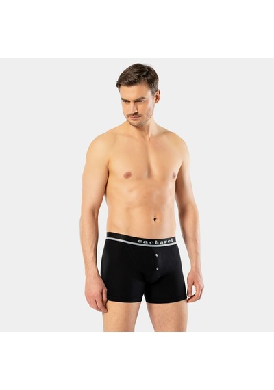 Cacharel Erkek Düğmeli Boxer 1313/siyah Siyah