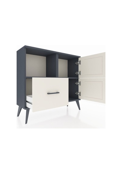 Arges Şifonyer 2 Raflı Tek Çekmeceli 2 Kapaklı 88x30x80 Antrasit-aytaşı Aytaşı Arges Şifonyer 2 Raflı Tek Çekmeceli 2 Kapaklı 88x30x80 Antrasit-aytaşı Aytaşı