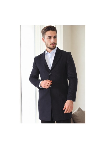 Plt9398 Dewberry Erkek Palto-lacivert Lacivert