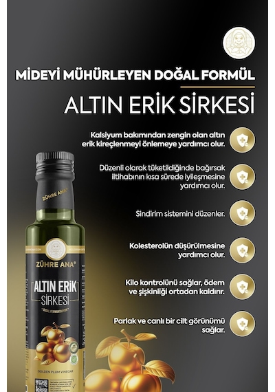Zühre Ana Mirabelle Altın Erik Sirkesi 500 ML