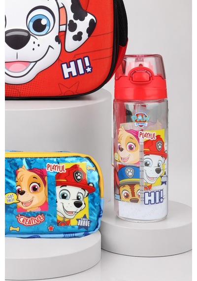 X Dekomus Lisanslı Paw Patrol Marshall 35 Cm Küçük Boy Anaokul Çantası,kalem Çantası,beslenme Kabı,matara Seti Açık Gri