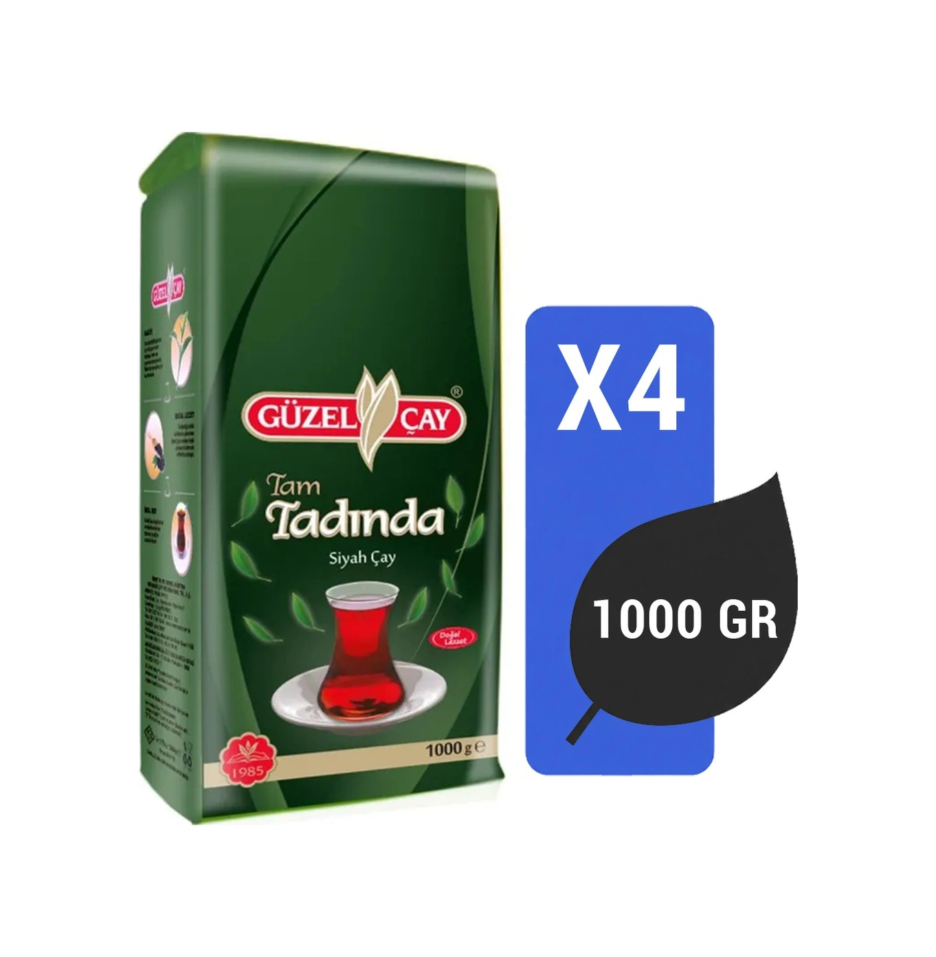 Güzel Çay Tam Tadında 1000 Gr X 4 Adet