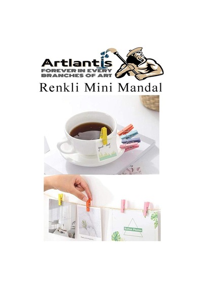 Renkli Mini Mandal Ahşap 100 Adet Renkli Minik Mandal Dekoratif Süsleme Fotoğraf Asma Mandalı Dekarasyon