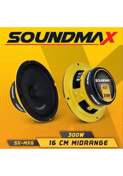 Soudmax 30cm Bass Mobass 2400wat Anfi 16cm Midrange Set Kablosu