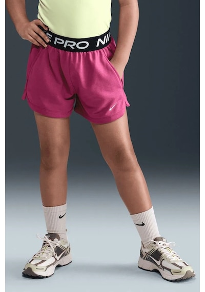 Nike Pro Fleece Dri-fıt Shorts Kids Pink Kız Çocuk Şortu Pembe