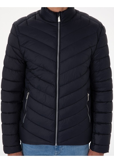 Pierre Cardin Lacivert Kapitone Mevsimlik Mont Kumaş 50313441-vr033