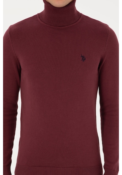 U.s. Polo Assn. Erkek Plum Kazak /triko 50313640-vr177 New Plum
