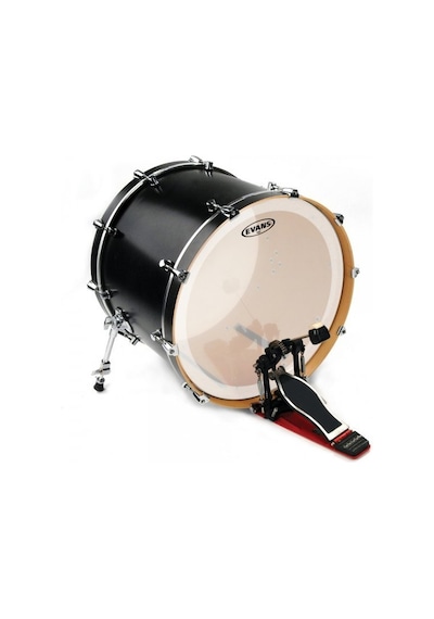 Evans Deri 22" Eq3 Frosted Kick Kumlu Ringli Çift Kat (13 Mil)