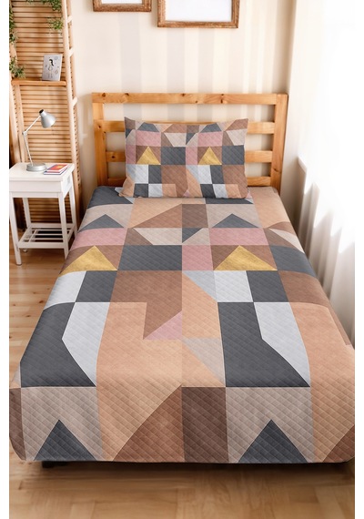 Geometrik Pudra Genç Odası Tek Kişilik Pike Takımı - Gri Bej Modern 160x220 Cm Kapitone Yatak Örtüsü Kırık Sepet Kırıntısı Geometrik Pudra Genç Odası Tek Kişilik Pike Takımı - Gri Bej Modern 160x220 Cm Kapitone Yatak Örtüsü Kırık Sepet Kırıntısı
