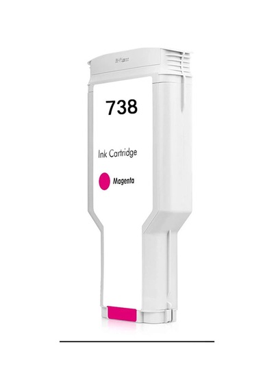 Hp 738xl 676m7a Kırmızı Yüksek Kapasiteli Uyumlu Kartuş 300ml Hp T850, Hp T950 Bk8681988040534 Photoınk