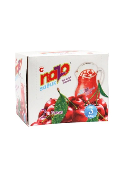 Nazo Vişne Aromalı İçecek Tozu 24 x 9 G
