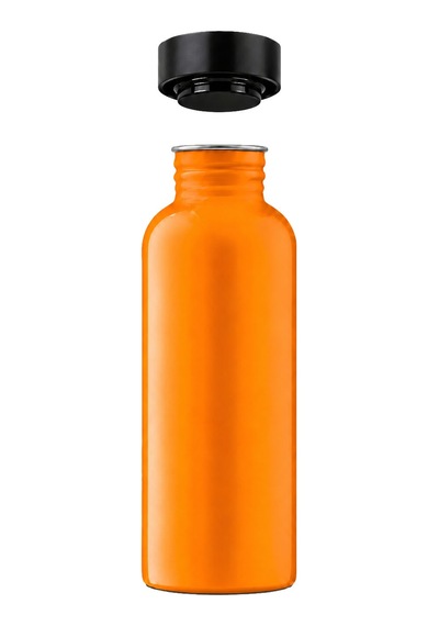 Mamawata Orange Paslanmaz Çelik Matara 500 Ml Ultra Hafif Sızdırmaz Suluk Turuncu