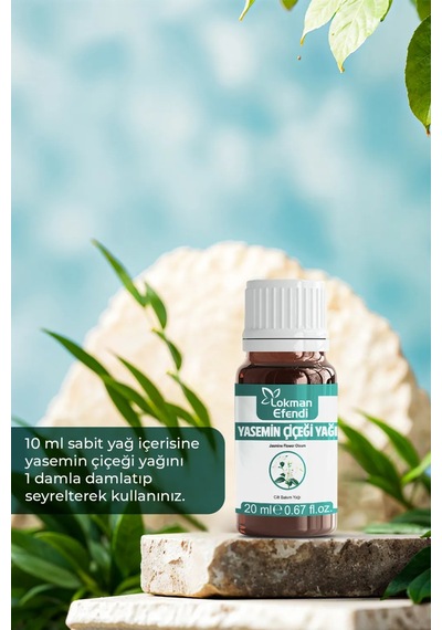 Lokman Efendi Yasemin Çiçeği Yağı Aromaterapi ve Cilt Bakım Yağı 20 ML
